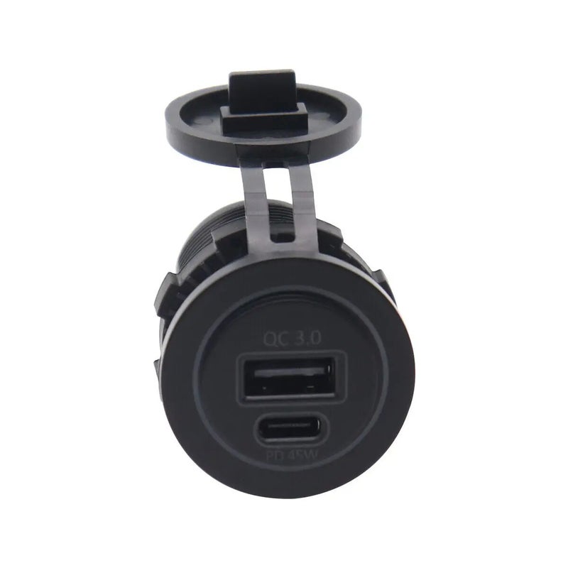 Bluejw 12V Car Charger, QC3.0 USB Type-C PD 45W Fast Charging Automobile Adapter for Phones & Tablets - Image 5